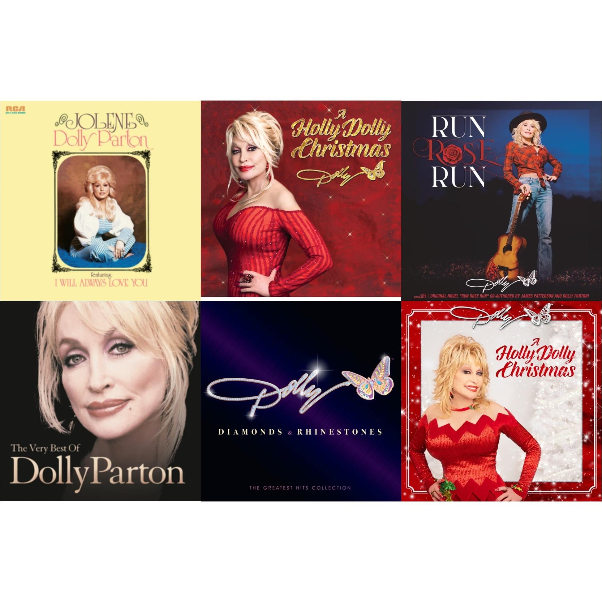 This is a 6 LP Vinyl SKU bundle.
1.This LP Vinyl is brand new.Format: LP VinylMusic Style: CountryThis item's title is: Holly Dolly Christmas (Ultimate Deluxe Edition)Artist: Dolly PartonLabel: WARNER RECORDSBarcode: 093624873174Release Date: 10/28/2022
2.This LP Vinyl is brand new.