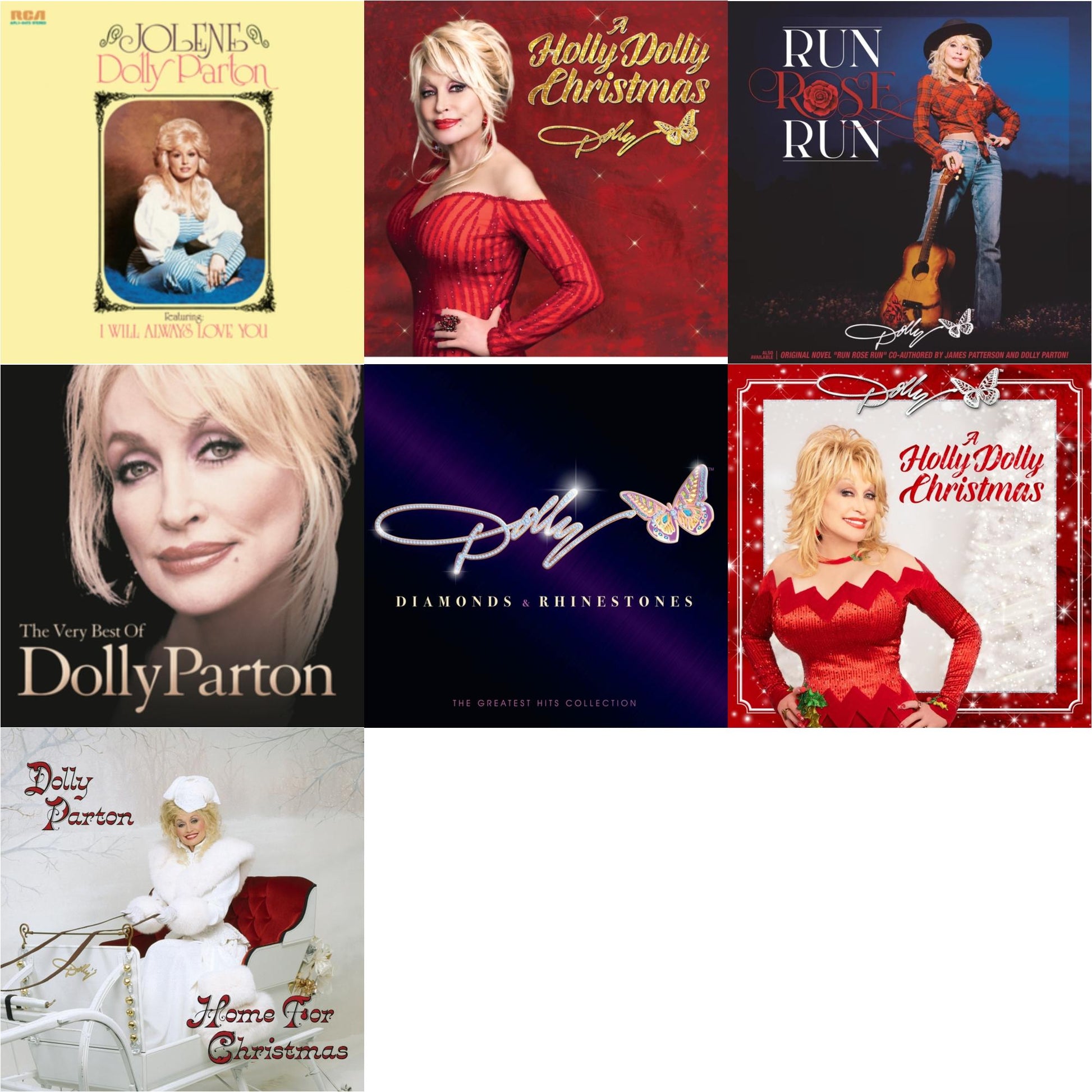 This is a 7 LP Vinyl SKU bundle.
1.This LP Vinyl is brand new.Format: LP VinylMusic Style: CountryThis item's title is: Holly Dolly Christmas (Ultimate Deluxe Edition)Artist: Dolly PartonLabel: WARNER RECORDSBarcode: 093624873174Release Date: 10/28/2022
2.This LP Vinyl is brand new.