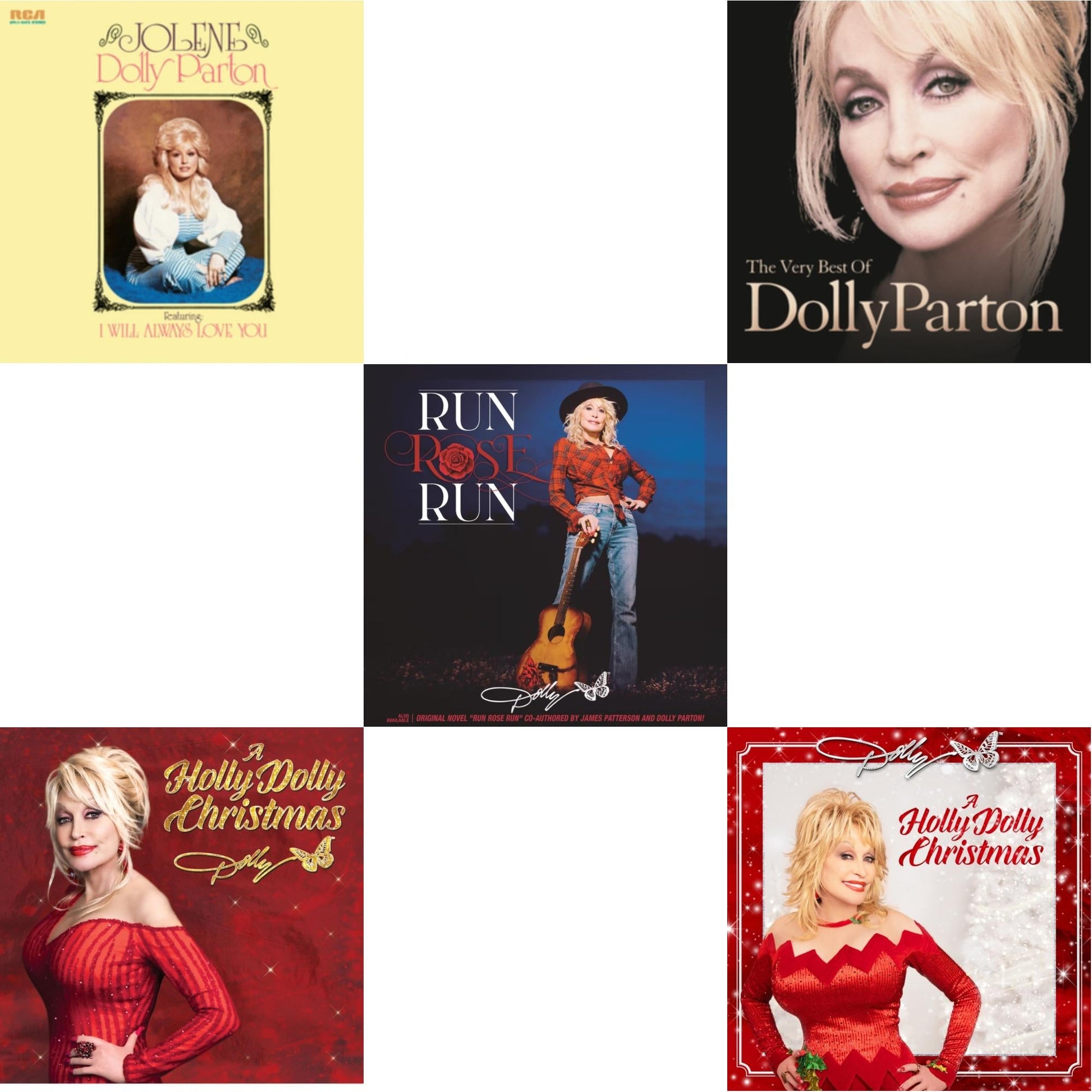 This is a 5 LP Vinyl SKU bundle.
1.This LP Vinyl is brand new.Format: LP VinylMusic Style: CountryThis item's title is: Holly Dolly Christmas (Ultimate Deluxe Edition)Artist: Dolly PartonLabel: WARNER RECORDSBarcode: 093624873174Release Date: 10/28/2022
2.This LP Vinyl is brand new.