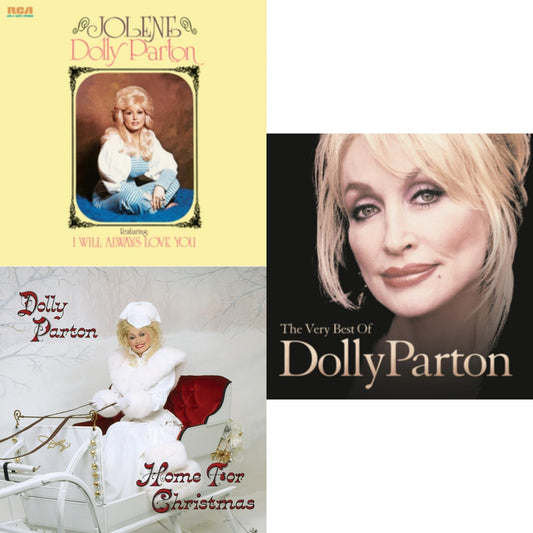 Dolly Parton - Jolene (140G/Dl Insert) & Very Best Of Dolly Parton (2LP) & Home For Christmas (140G)