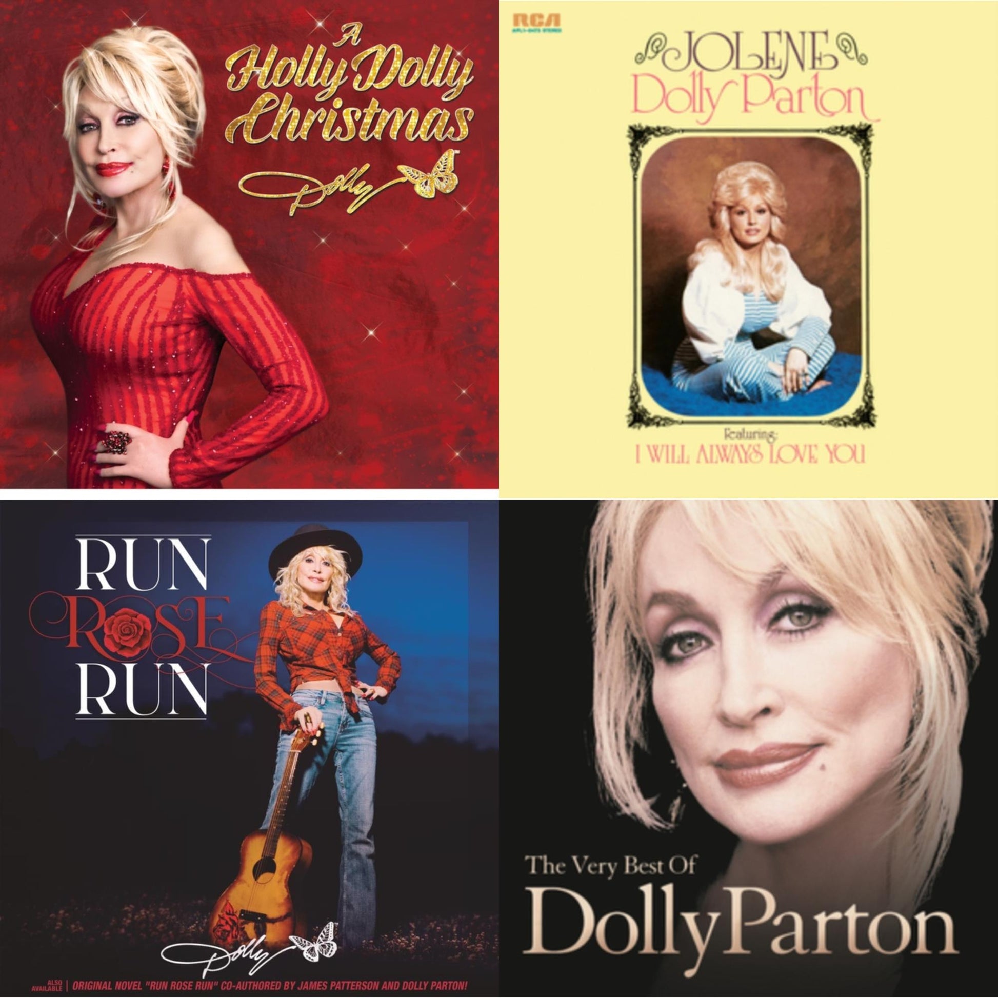 This is a 4 LP Vinyl SKU bundle.
1.This LP Vinyl is brand new.Format: LP VinylMusic Style: CountryThis item's title is: Holly Dolly Christmas (Ultimate Deluxe Edition)Artist: Dolly PartonLabel: WARNER RECORDSBarcode: 093624873174Release Date: 10/28/2022
2.This LP Vinyl is brand new.