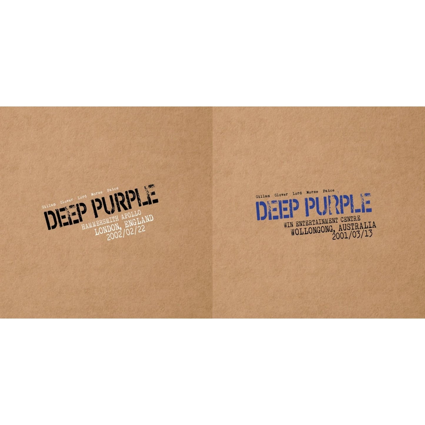 Deep Purple - Live In Wollongong 2001 (3LP/Import) & Live In London 2002 (3LP/Import)