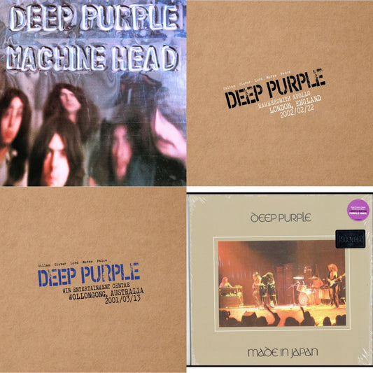Machine Head & Live In Wollongong 2001 (3LP/Import) & Live In London 2002 (3LP/Import) & Made In Japan (2LP/Purple Vinyl) (Rocktober)