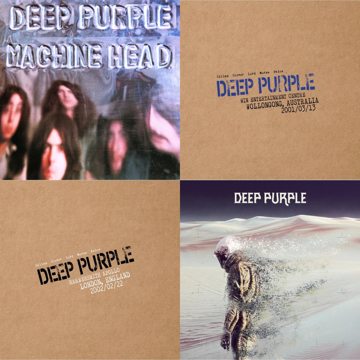 This is a 4 LP Vinyl SKU bundle.
1.This LP Vinyl is brand new.Format: LP VinylMusic Style: Hard RockThis item's title is: Machine HeadArtist: Deep PurpleLabel: RHINO/WARNER BROS.Barcode: 081227562212Release Date: 11/18/2003
2.This LP Vinyl is brand new.