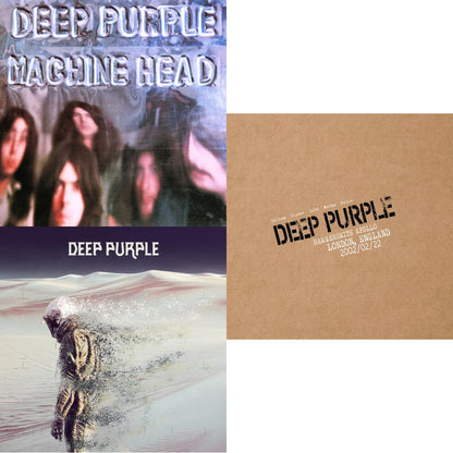This is a 3 LP Vinyl SKU bundle.
1.This LP Vinyl is brand new.Format: LP VinylMusic Style: Hard RockThis item's title is: Machine HeadArtist: Deep PurpleLabel: RHINO/WARNER BROS.Barcode: 081227562212Release Date: 11/18/2003
2.This LP Vinyl is brand new.