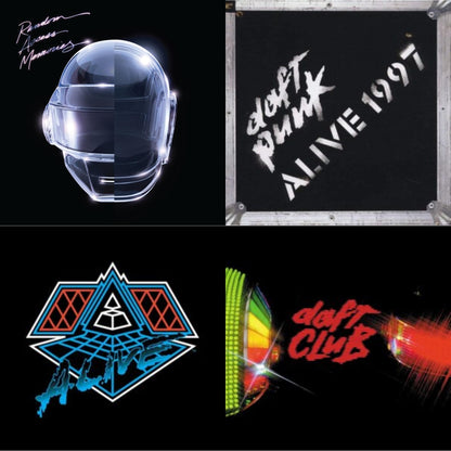 This is a 4 LP Vinyl SKU bundle.
1.This LP Vinyl is brand new.Format: LP VinylMusic Style: HouseThis item's title is: Daft Club (2LP)Artist: Daft PunkLabel: Rock/PopBarcode: 190296611865Release Date: 9/9/2022
2.This LP Vinyl is brand new.