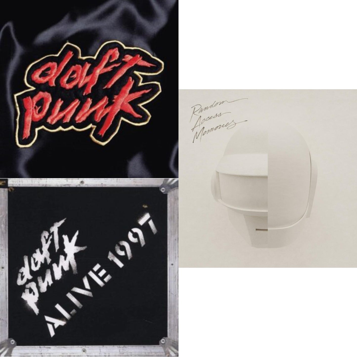 Homework & Alive 1997 & Random Access Memories (Drumless Edition) (2LP/180G)