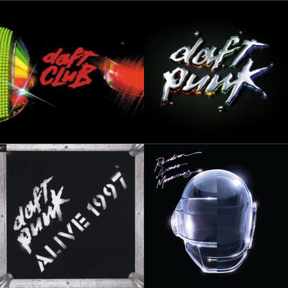 This is a 4 LP Vinyl SKU bundle.
1.This LP Vinyl is brand new.Format: LP VinylMusic Style: HouseThis item's title is: Daft Club (2LP)Artist: Daft PunkLabel: Rock/PopBarcode: 190296611865Release Date: 9/9/2022
2.This LP Vinyl is brand new.