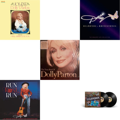 Jolene (140G/Dl Insert) & Run Rose Run & Very Best Of Dolly Parton (2LP) & Diamonds & Rhinestones: The Greatest Hits Collection (2LP) & Dolly: Live From London (2LP)