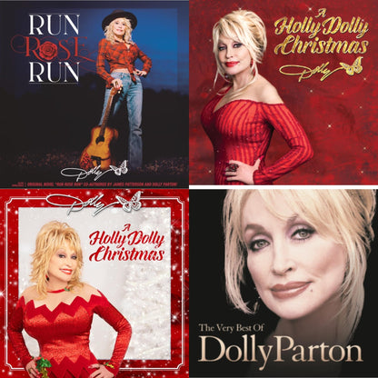 This is a 4 LP Vinyl SKU bundle.
1.This LP Vinyl is brand new.Format: LP VinylMusic Style: CountryThis item's title is: Holly Dolly Christmas (Ultimate Deluxe Edition)Artist: Dolly PartonLabel: WARNER RECORDSBarcode: 093624873174Release Date: 10/28/2022
2.This LP Vinyl is brand new.