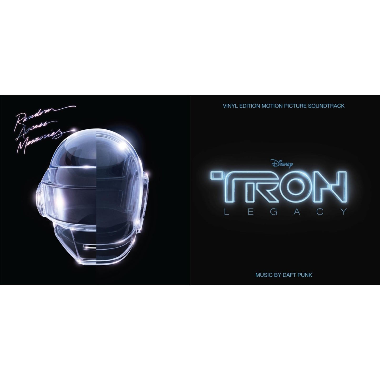 This is a 2 LP Vinyl SKU bundle.
1.This LP Vinyl is brand new.Format: LP VinylMusic Style: SoundtrackThis item's title is: Tron: Legacy Ost (2LP/180G)Artist: Daft PunkLabel: WALT DISNEY RECORDSBarcode: 050087239855Release Date: 8/21/2015
2.This LP Vinyl is brand new.