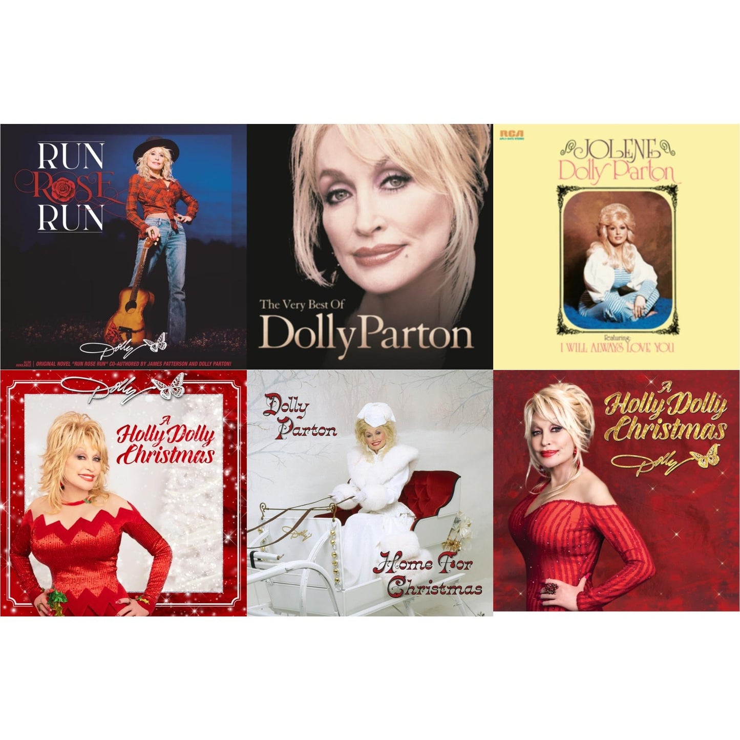 This is a 6 LP Vinyl SKU bundle.
1.This LP Vinyl is brand new.Format: LP VinylMusic Style: CountryThis item's title is: Holly Dolly Christmas (Ultimate Deluxe Edition)Artist: Dolly PartonLabel: WARNER RECORDSBarcode: 093624873174Release Date: 10/28/2022
2.This LP Vinyl is brand new.