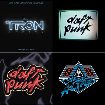 This is a 4 LP Vinyl SKU bundle.
1.This LP Vinyl is brand new.Format: LP VinylMusic Style: SoundtrackThis item's title is: Tron: Legacy Ost (2LP/180G)Artist: Daft PunkLabel: WALT DISNEY RECORDSBarcode: 050087239855Release Date: 8/21/2015
2.This LP Vinyl is brand new.