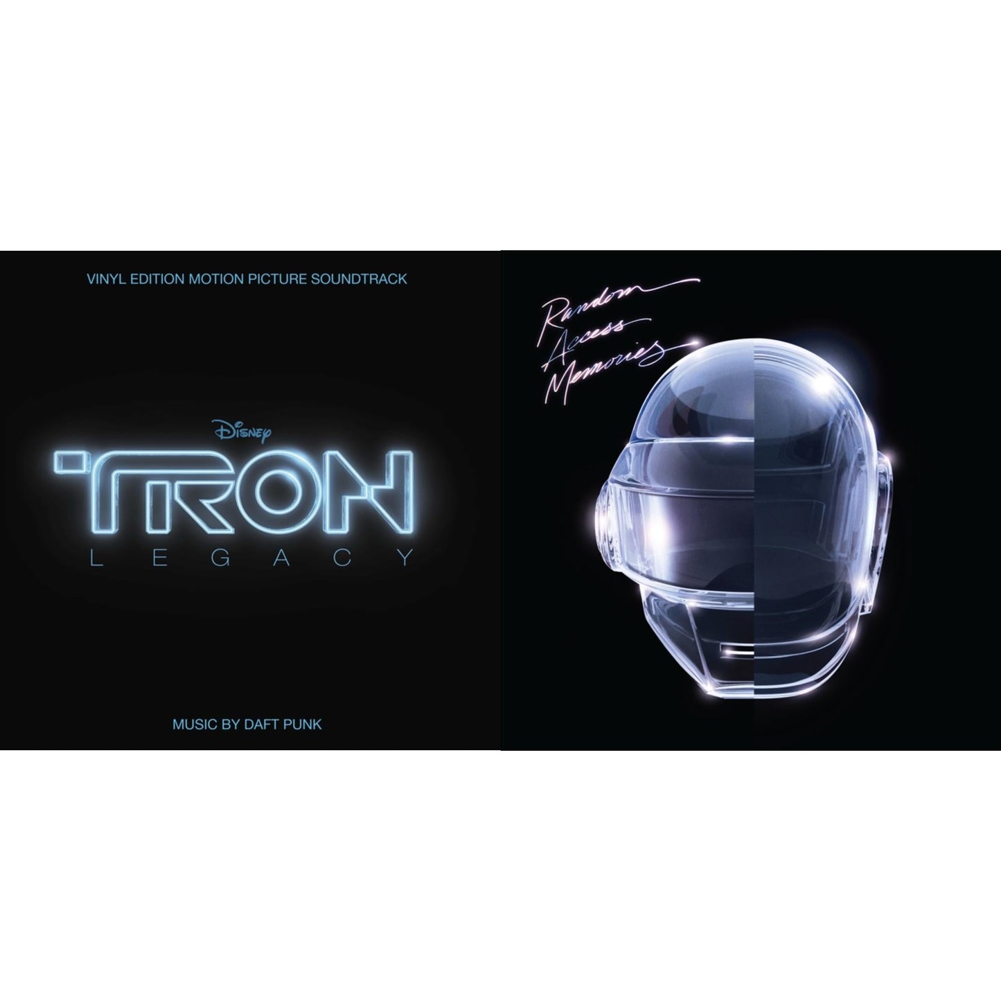 This is a 2 LP Vinyl SKU bundle.
1.This LP Vinyl is brand new.Format: LP VinylMusic Style: SoundtrackThis item's title is: Tron: Legacy Ost (2LP/180G)Artist: Daft PunkLabel: WALT DISNEY RECORDSBarcode: 050087239855Release Date: 8/21/2015
2.This LP Vinyl is brand new.