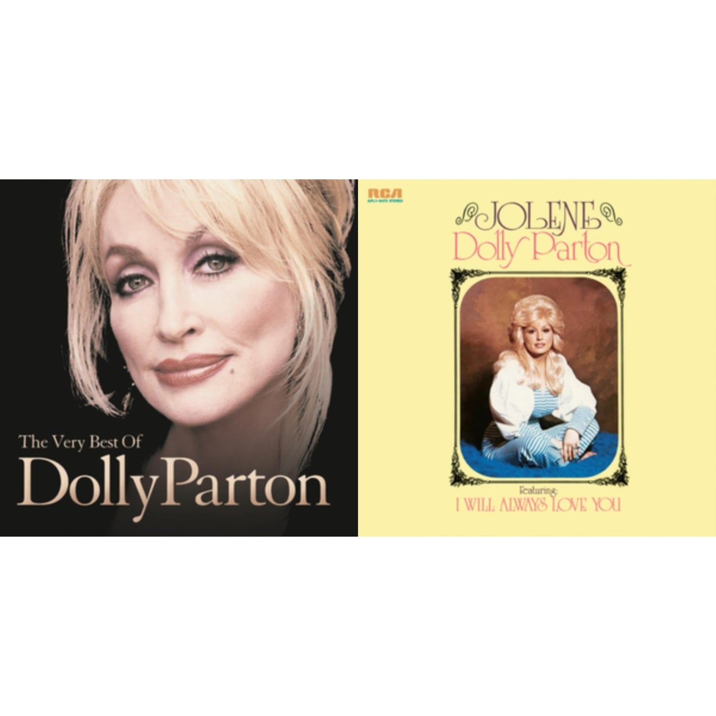 This is a 2 LP Vinyl SKU bundle.
1.This LP Vinyl is brand new.Format: LP VinylMusic Style: CountryThis item's title is: Jolene (140G/Dl Insert)Artist: Dolly PartonLabel: LEGACY/ SME NASHVILLEBarcode: 190759589618Release Date: 8/23/2019
2.This LP Vinyl is brand new.