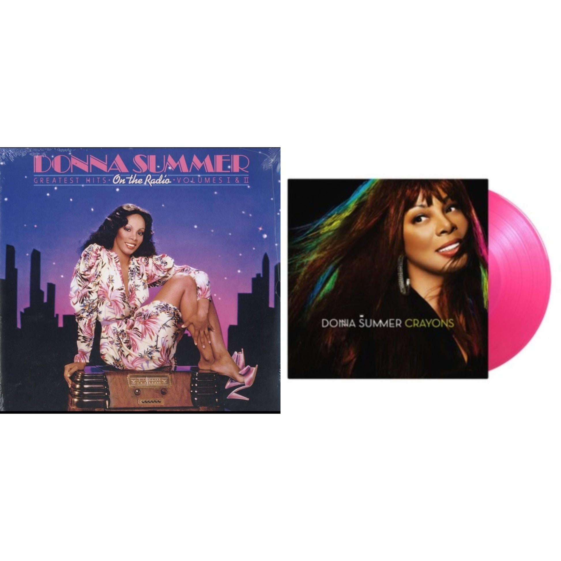This is a 2 LP Vinyl SKU bundle.
1.This LP Vinyl is brand new.Format: LP VinylMusic Style: DiscoThis item's title is: On The Radio: Greatest Hits Vol. I & Ii (2LP/1 Pink 1 Lavender)Artist: Donna SummerLabel: MERCURYBarcode: 602567447146Release Date: 6/22/2018
2.