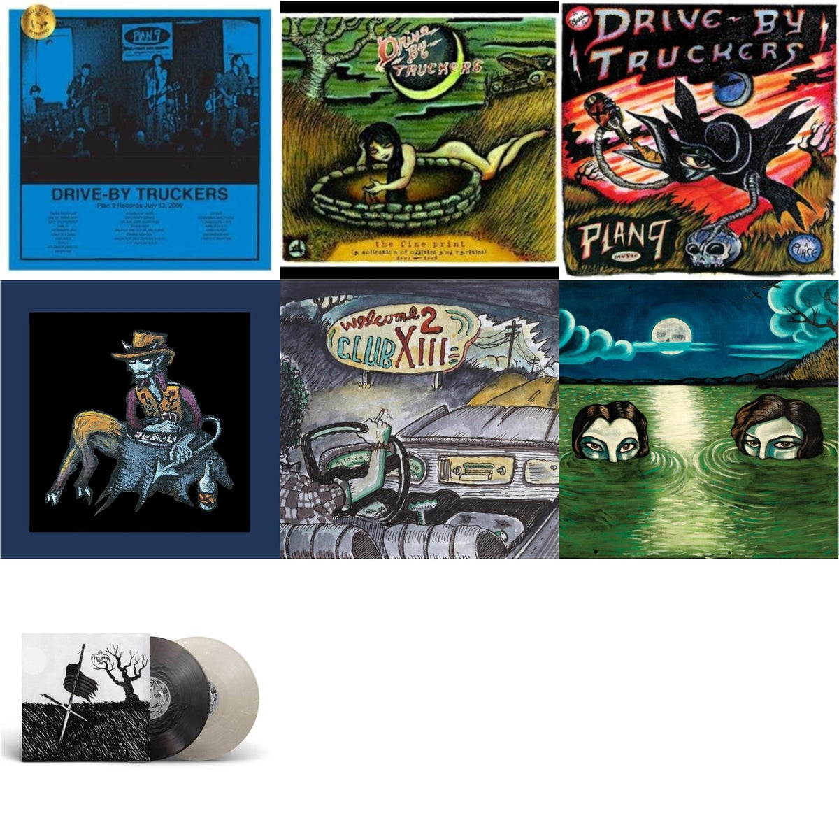Plan 9 Records July 13, 2006 (3LP) & Fine Print (Clear With Green Splatter Vinyl/Limited Edition/2LP/180G) & Plan 9 Records July 13, 2006 (3LP) & Complete Dirty South (2LP) & Welcome 2 Club Xiii