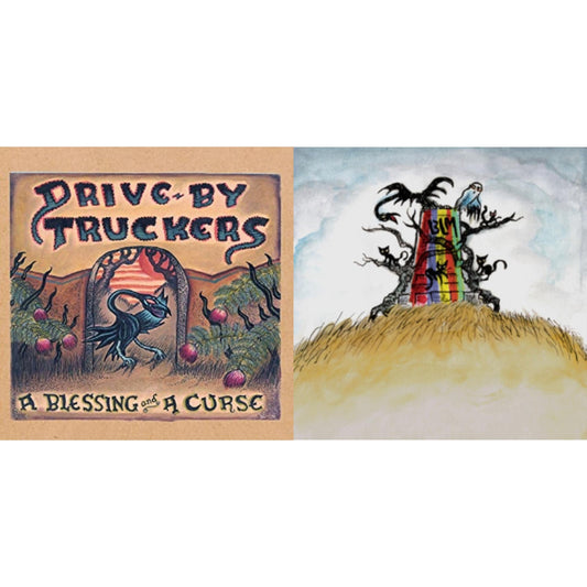 Drive-By Truckers - Blessing & A Curse (Clear With Purple Splatter LP Vinyl/Limited Edition/180G) & New Ok (Red LP Vinyl)