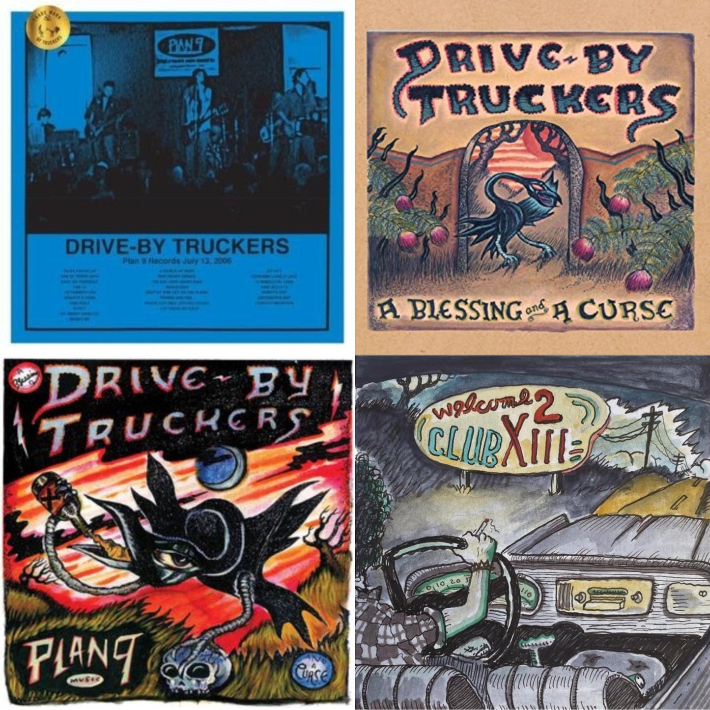 Plan 9 Records July 13, 2006 (3LP) & Blessing & A Curse (Clear With Purple Splatter LP Vinyl/Limited Edition/180G) & Plan 9 Records July 13, 2006 (3LP) & Welcome 2 Club Xiii