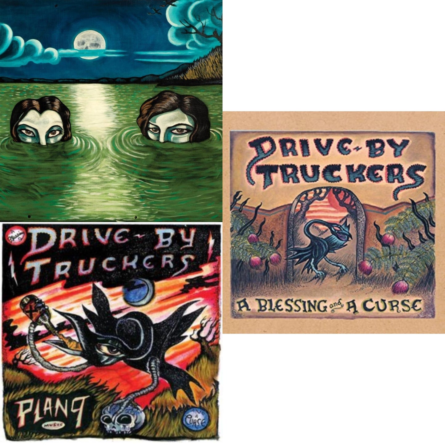 Blessing & A Curse (Clear With Purple Splatter LP Vinyl/Limited Edition/180G) & Plan 9 Records July 13, 2006 (3LP) & English Oceans (10-Year Edition) (2LP/Sea-Glass Blue W/ D-Side Etching)