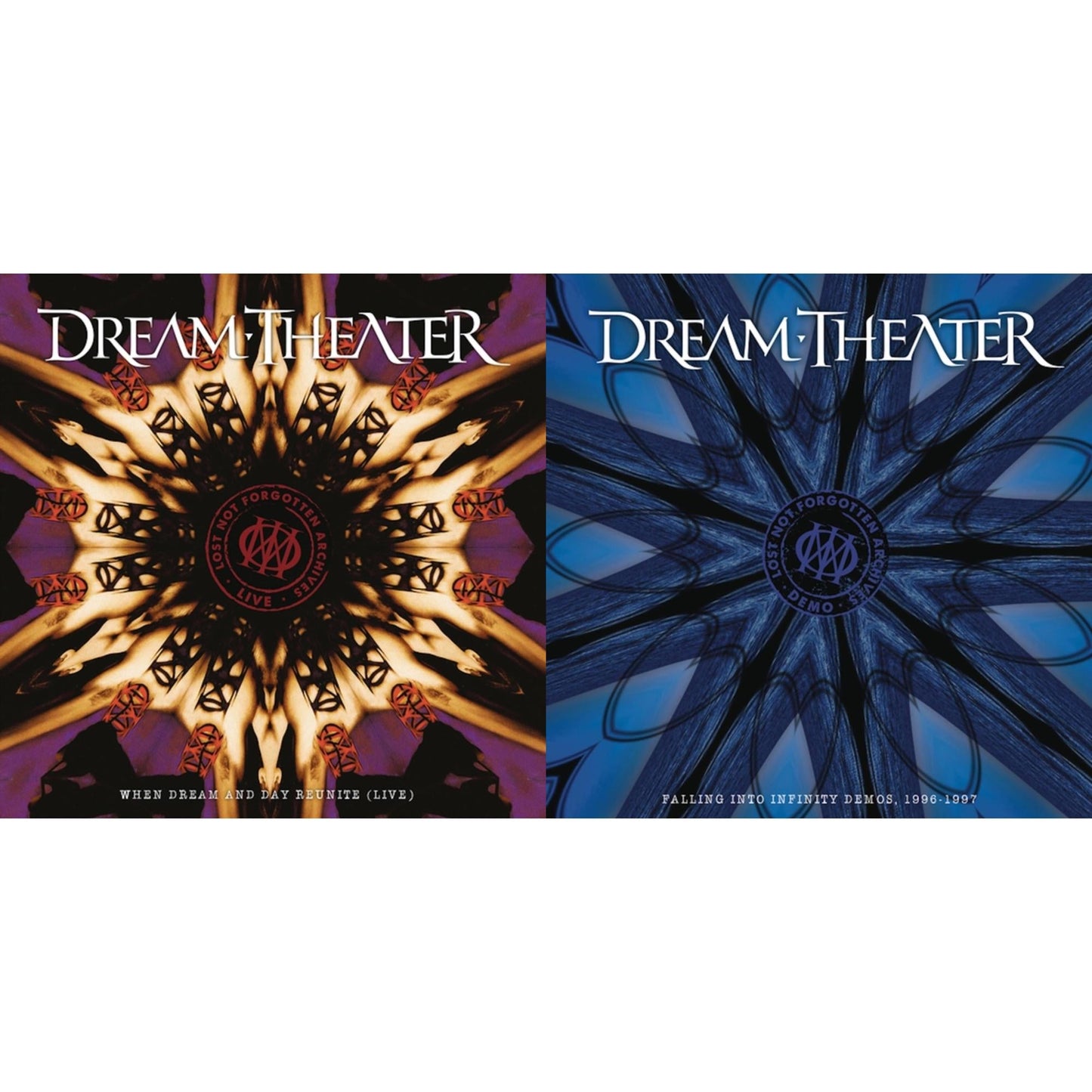 Lost Not Forgotten Archives: When Dream And Day Reunite (Live) (2LP/CD) & Lost Not Forgotten Archives: Falling Into Infinity Demos, 1996-1997 (3LP/2CD/Sky Blue Vinyl)