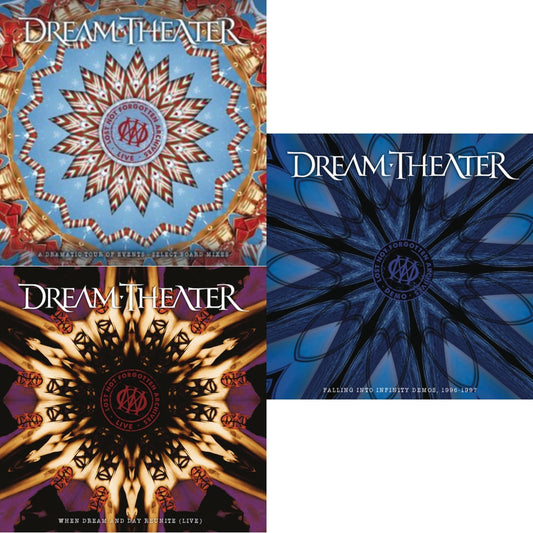 Lost Not Forgotten Archives: A Dramatic Tour Of Events (3LP/2CD/180G/Gatefold/Import) & Lost Not Forgotten Archives: When Dream And Day Reunite (Live) (2LP/CD) & Lost Not Forgotten Archives: Falling Into Infinity Demos, 1996-1997 (3LP/2CD/Sky Blue Vinyl)
