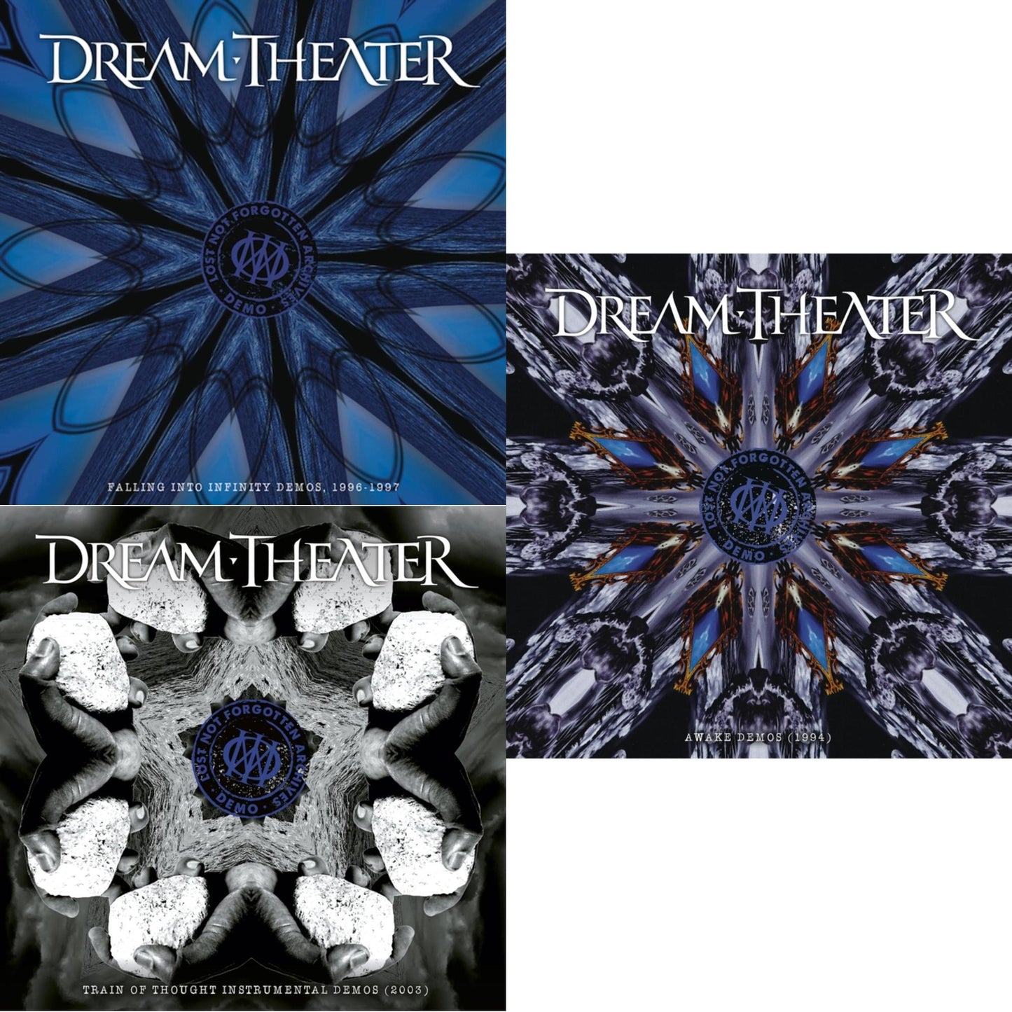 Dream Theater - Lost Not Forgotten Archives: Train Of Thought Instrumental Demos (2003) & Lost Not Forgotten Archives: Awake Demos (1994) & Lost Not Forgotten Archives: Falling Into Infinity Demos, 1996-1997 (2CD)