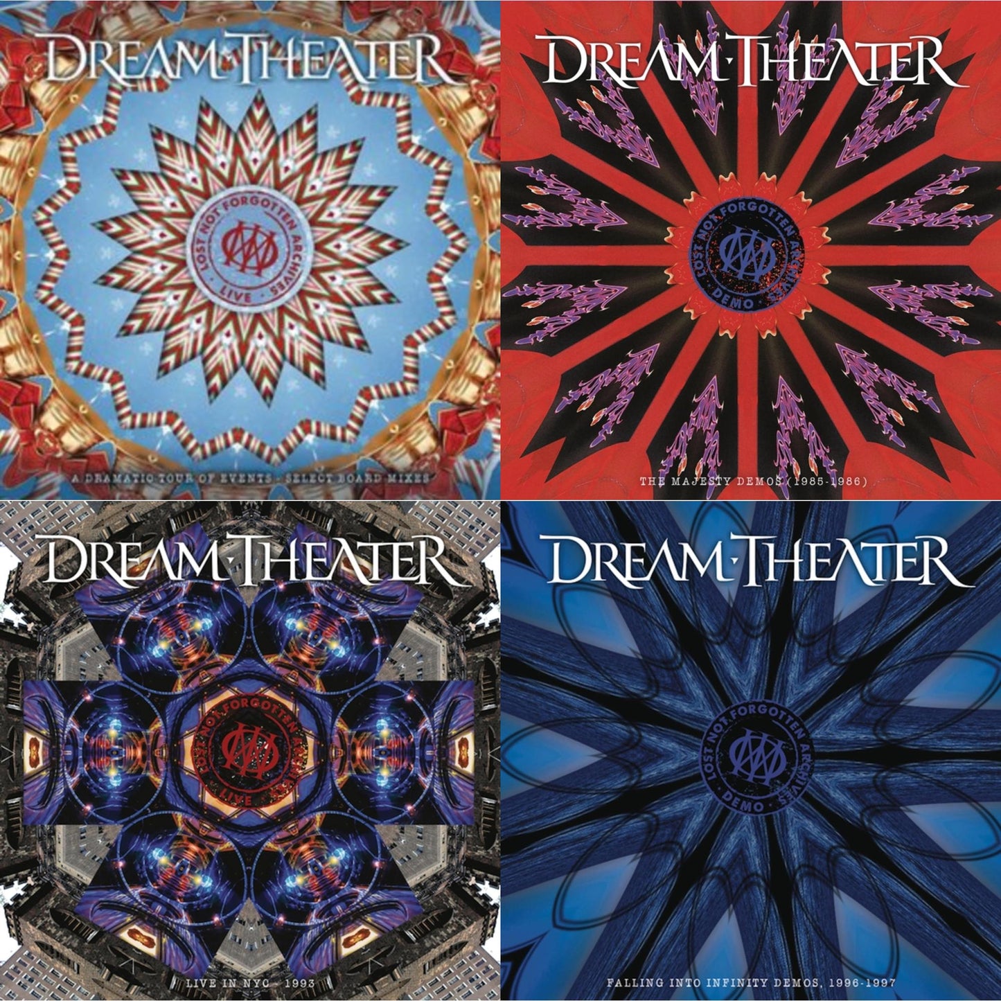 Dream Theater - Lost Not Forgotten Archives: A Dramatic Tour Of Events (3LP/2CD/180G/Gatefold/Import) & Lost Not Forgotten Archives: The Majesty Demos (1985-1986) (2LP/CD) & Lost Not Forgotten Archives: Live In Nyc - 1993 (3LP/2CD) & Lost Not
