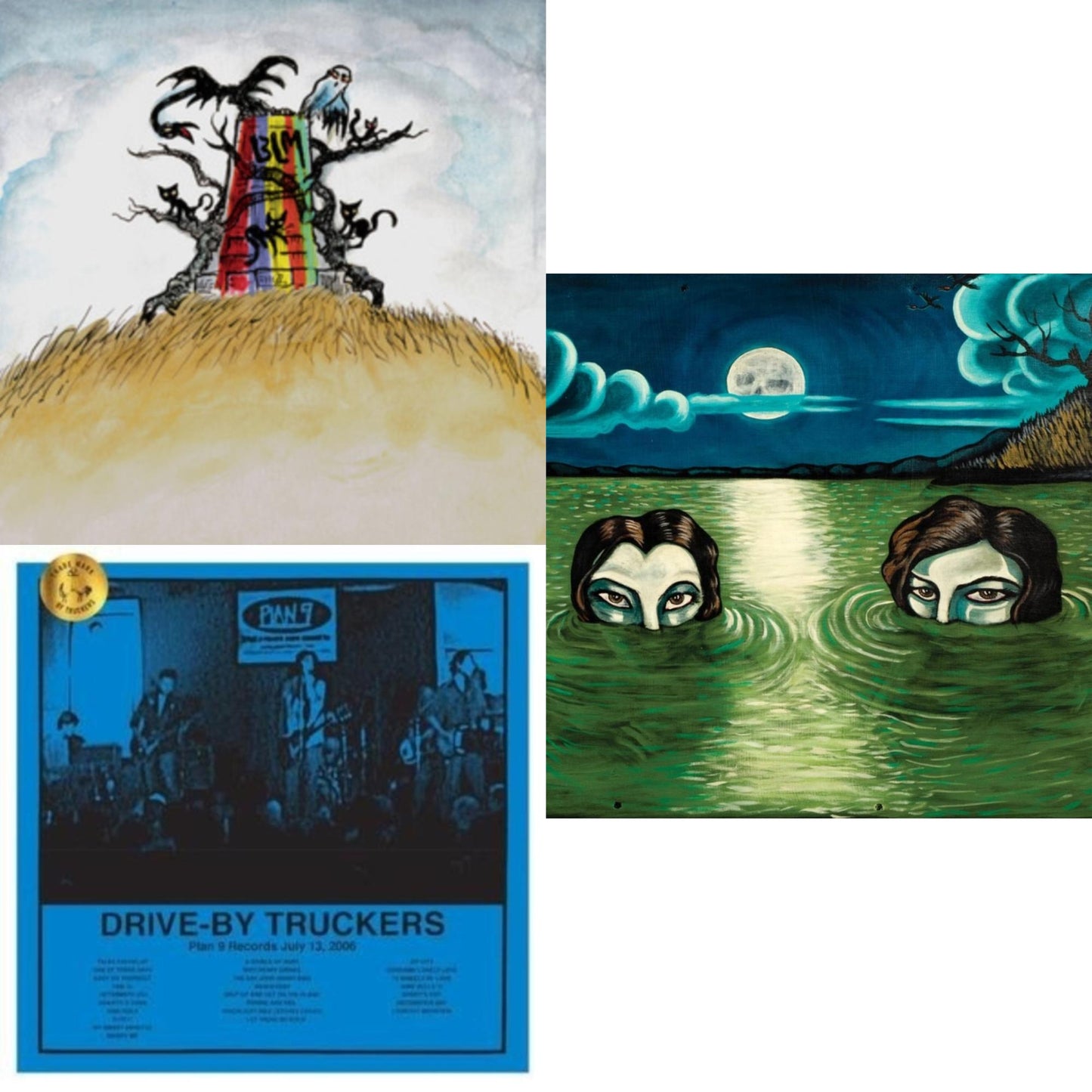 Plan 9 Records July 13, 2006 (3LP) & New Ok (Red LP Vinyl) & English Oceans (10-Year Edition) (2LP/Sea-Glass Blue W/ D-Side Etching)