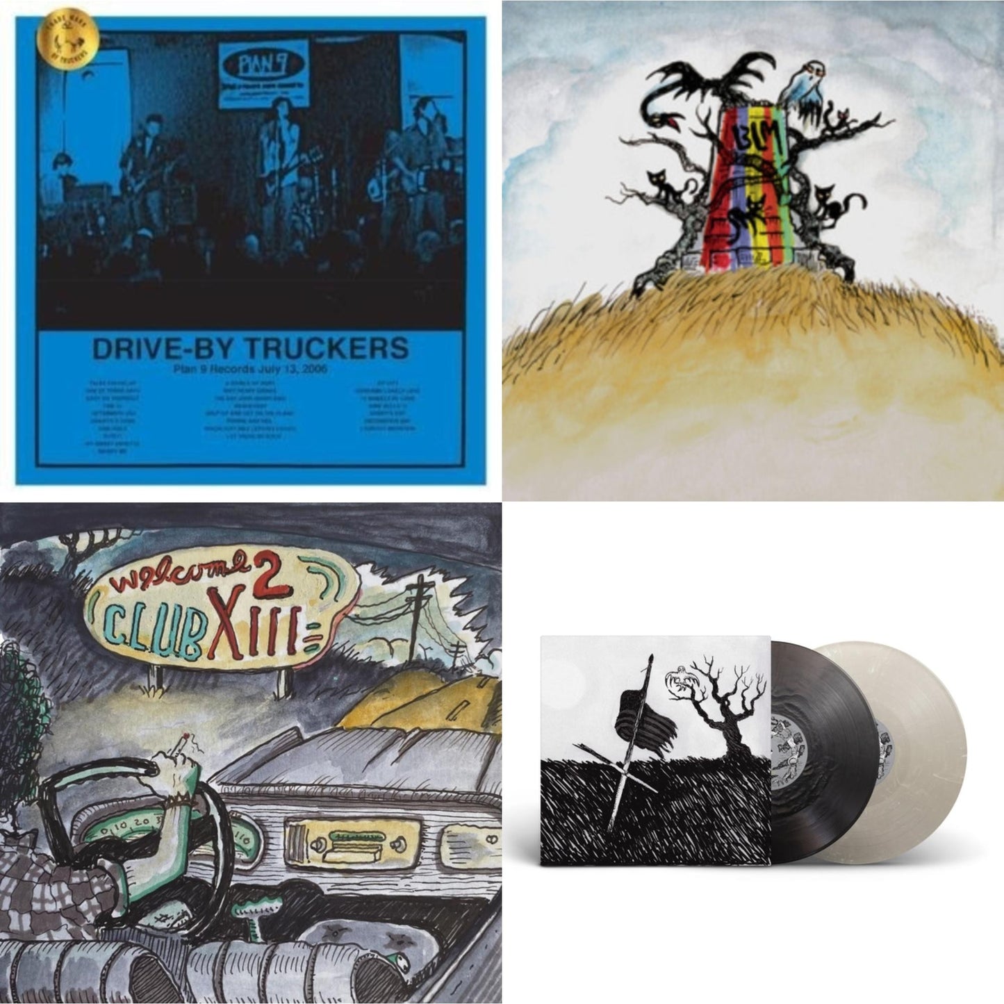 Plan 9 Records July 13, 2006 (3LP) & New Ok (Red LP Vinyl) & Welcome 2 Club Xiii & American Band (Deluxe Edition) (Shadow Wave/Frosted Silver Vinyl/2LP)