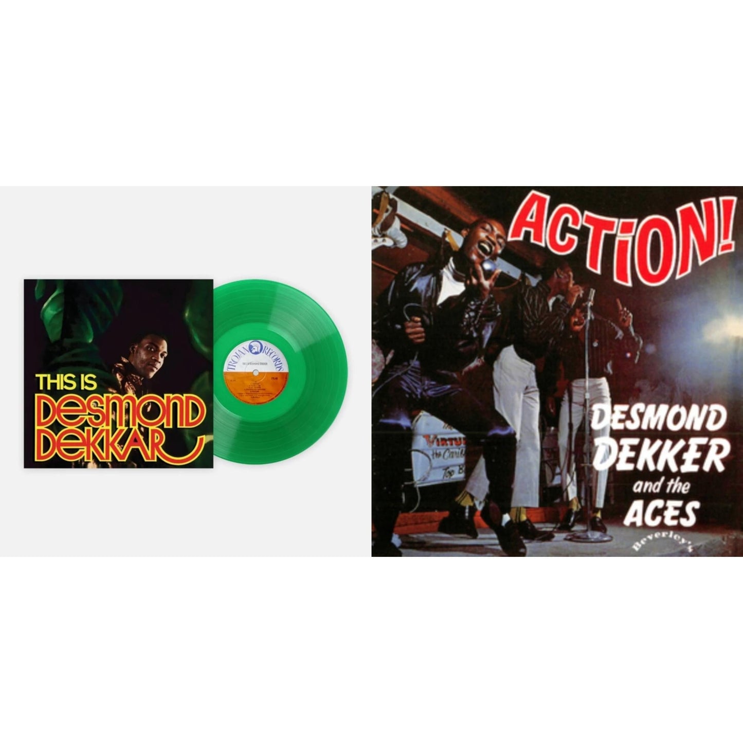 This Is Desmond Dekkar (Green LP Vinyl) & Action!