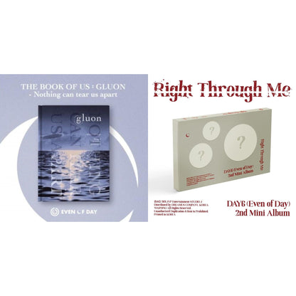 Book Of Us: Gluon - Nothing Can Tear Us Apart (1St Mini Album) & Right Through Me