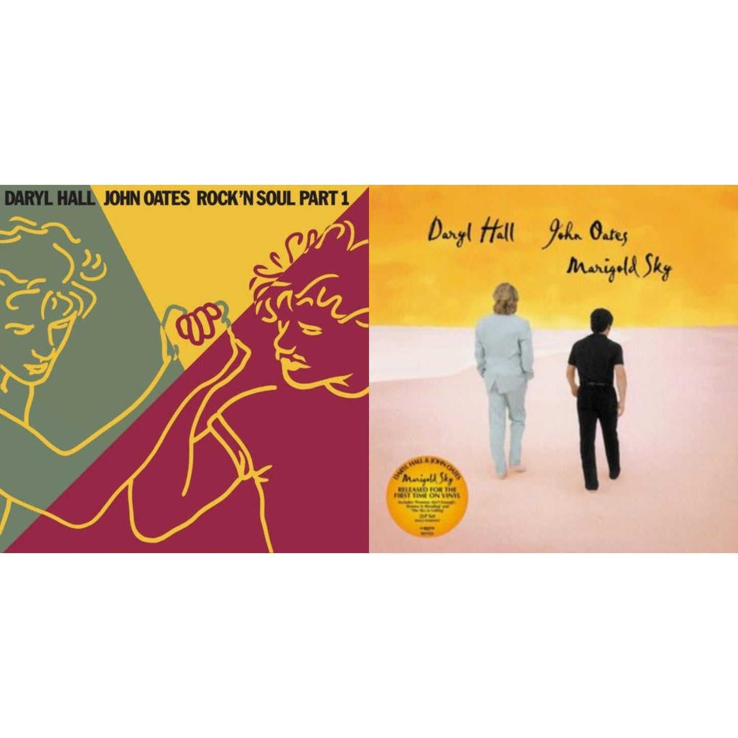 This is a 2 LP Vinyl SKU bundle.
1.This LP Vinyl is brand new.Format: LP VinylMusic Style: Pop RockThis item's title is: Rock N Soul Part 1 (150G/Dl Card)Artist: Daryl & John Oates HallLabel: LEGACY/ RCA RECORDSBarcode: 889854008017Release Date: 4/14/2017
2.