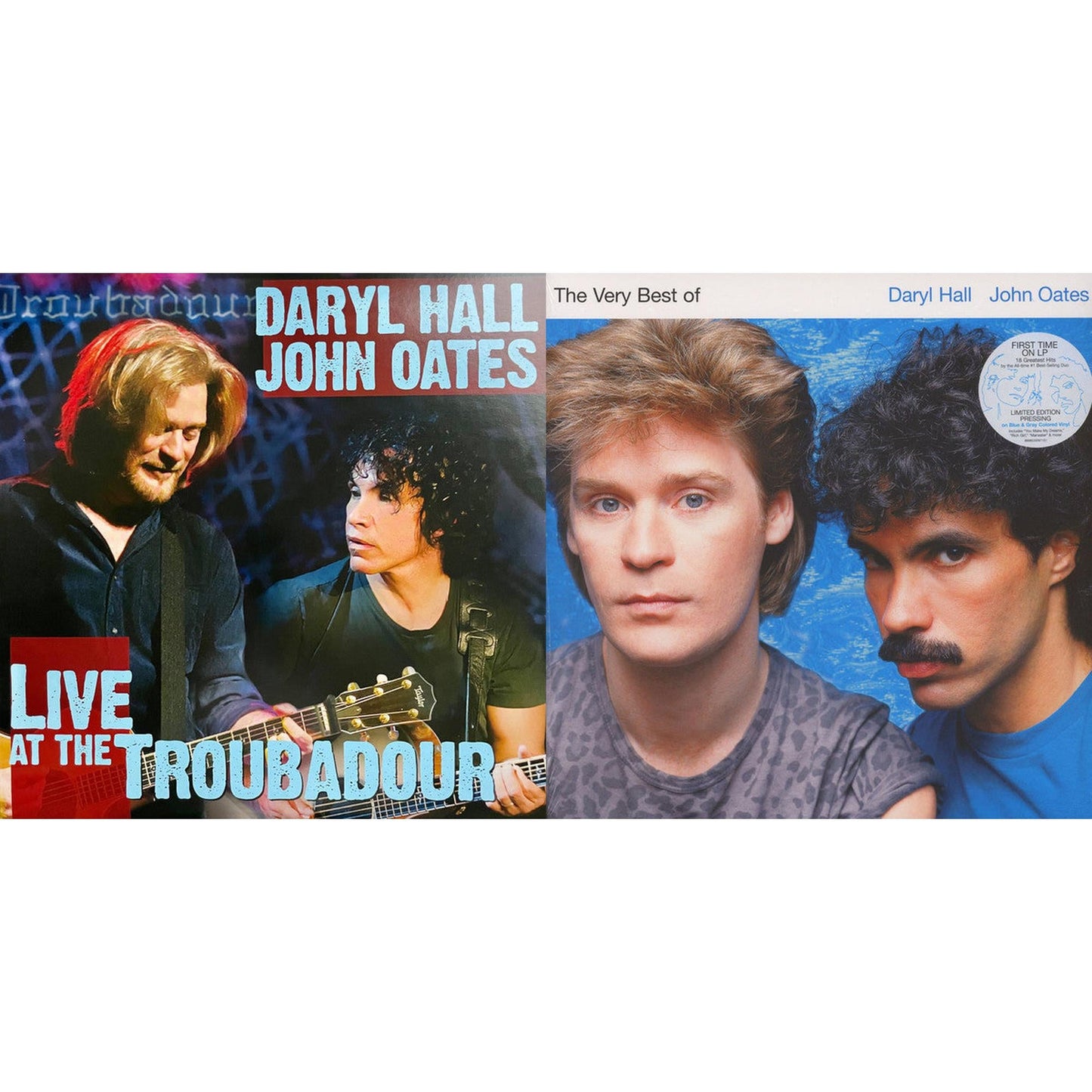 Live At The Troubadour (3LP) & Very Best Of Daryl Hall & John Oates