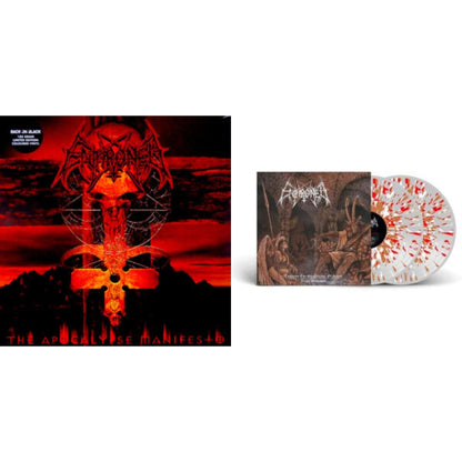 This is a 2 LP Vinyl SKU bundle.
1.This LP Vinyl is brand new.Format: LP VinylMusic Style: Black MetalThis item's title is: Apocolypse Manifesto (Clear LP Vinyl With Red/Orange/Grey Splatter LP Vinyl)Artist: EnthronedLabel: BACK ON BLACKBarcode: 803341519572Release Date: 8/27/2021
2.