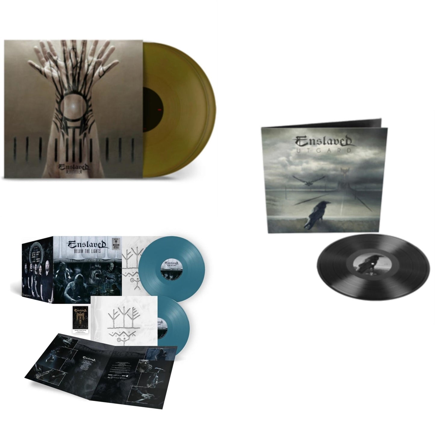 Riitiir (Gold Vinyl/2LP) & Below The Lights (Cinematic Tour 2020/2LP/Aqua Blue Vinyl) & Utgard