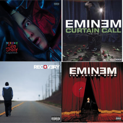 Death Of Slim Shady (Coup De Grace) (X) (Red/Blue Vinyl/2LP) & Curtain Call: Hits & Recovery & Eminem Show