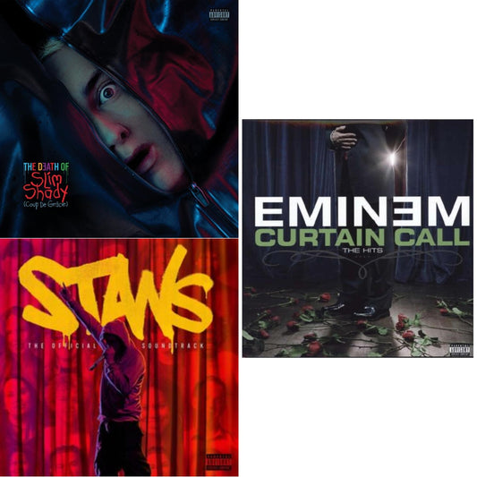 Death Of Slim Shady (Coup De Grace) (X) (Red/Blue Vinyl/2LP) & Stans Ost (X) (Ink Bleed Vinyl/2LP) & Curtain Call: Hits