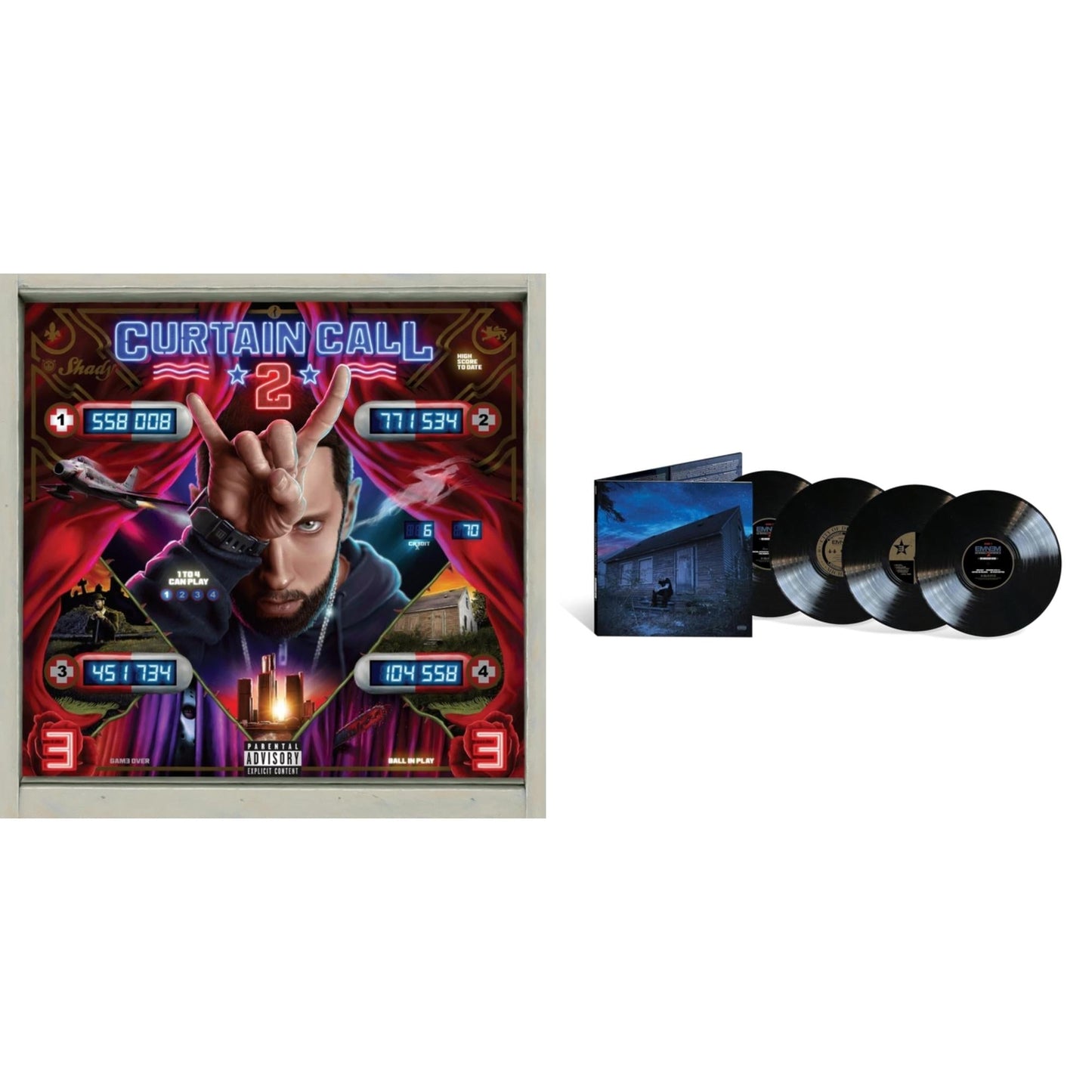 Curtain Call 2 (2LP) & Marshall Mathers LP2 (10Th Anniversary Edition) (Expanded Deluxe/4LP)