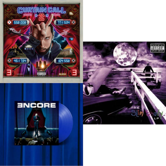Curtain Call 2 (2LP) & Encore (X) (20Th Anniversary) (Royal Blue Vinyl/2LP) & Slim Shady LP