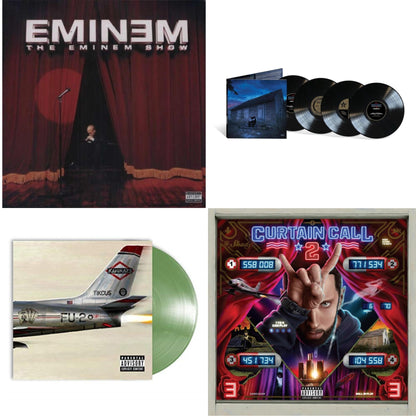 Curtain Call 2 (2LP) & Marshall Mathers LP2 (10Th Anniversary Edition) (Expanded Deluxe/4LP) & Kamikaze (Opaque Olive Green LP Vinyl/Gatefold Jacket) & Eminem Show