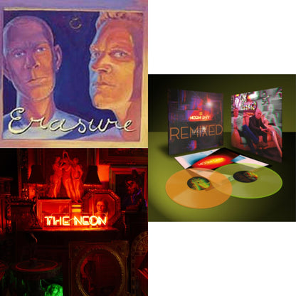 This is a 3 LP Vinyl SKU bundle.
1.This LP Vinyl is brand new.Format: LP VinylMusic Style: Synth-popThis item's title is: Erasure (180G)Artist: ErasureLabel: PIAU/Barcode: 5016025311453Release Date: 8/19/2016
2.This LP Vinyl is brand new.