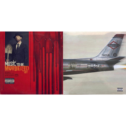 Music To Be Murdered By (X) (2LP/Black Ice Vinyl) & Kamikaze (Opaque Olive Green LP Vinyl/Gatefold Jacket)