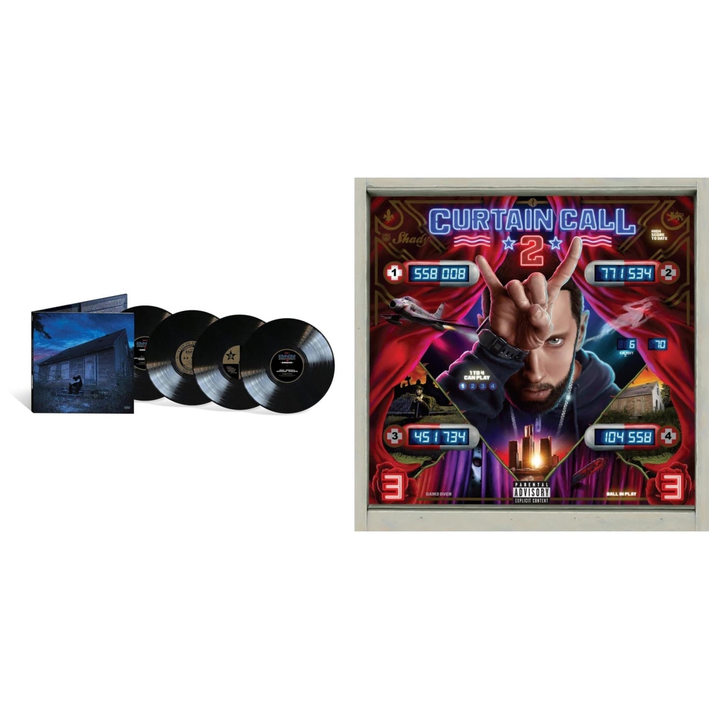 Eminem - Curtain Call 2 (2LP) & Marshall Mathers LP2 (10Th Anniversary Edition) (Expanded Deluxe/4LP)