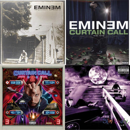 Curtain Call 2 (2LP) & Curtain Call: Hits & Slim Shady LP & Marshall Mathers LP
