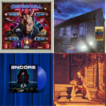 Curtain Call 2 (2LP) & Marshall Mathers LP2 (10Th Anniversary Edition) (Expanded Deluxe/4LP) & Encore (X) (20Th Anniversary) (Royal Blue Vinyl/2LP) & Marshall Mathers LP (X) (25Th Anniversary) (180G/2LP)
