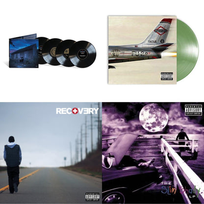 Marshall Mathers LP2 (10Th Anniversary Edition) (Expanded Deluxe/4LP) & Recovery & Kamikaze (Opaque Olive Green LP Vinyl/Gatefold Jacket) & Slim Shady LP