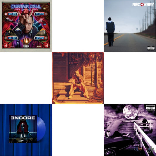 Curtain Call 2 (2LP) & Encore (X) (20Th Anniversary) (Royal Blue Vinyl/2LP) & Marshall Mathers LP (X) (25Th Anniversary) (180G/2LP) & Recovery & Slim Shady LP