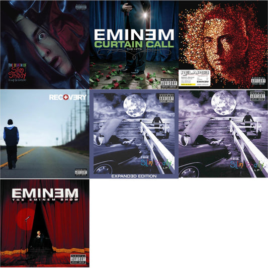 Death Of Slim Shady (Coup De Grace) (X) & Curtain Call: Hits & Relapse & Recovery & Slim Shady LP (2CD Expanded Edition) (X) & Slim Shady LP & Eminem Show