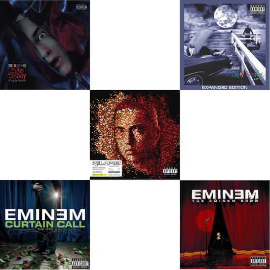 Death Of Slim Shady (Coup De Grace) (X) & Curtain Call: Hits & Relapse & Slim Shady LP (2CD Expanded Edition) (X) & Eminem Show